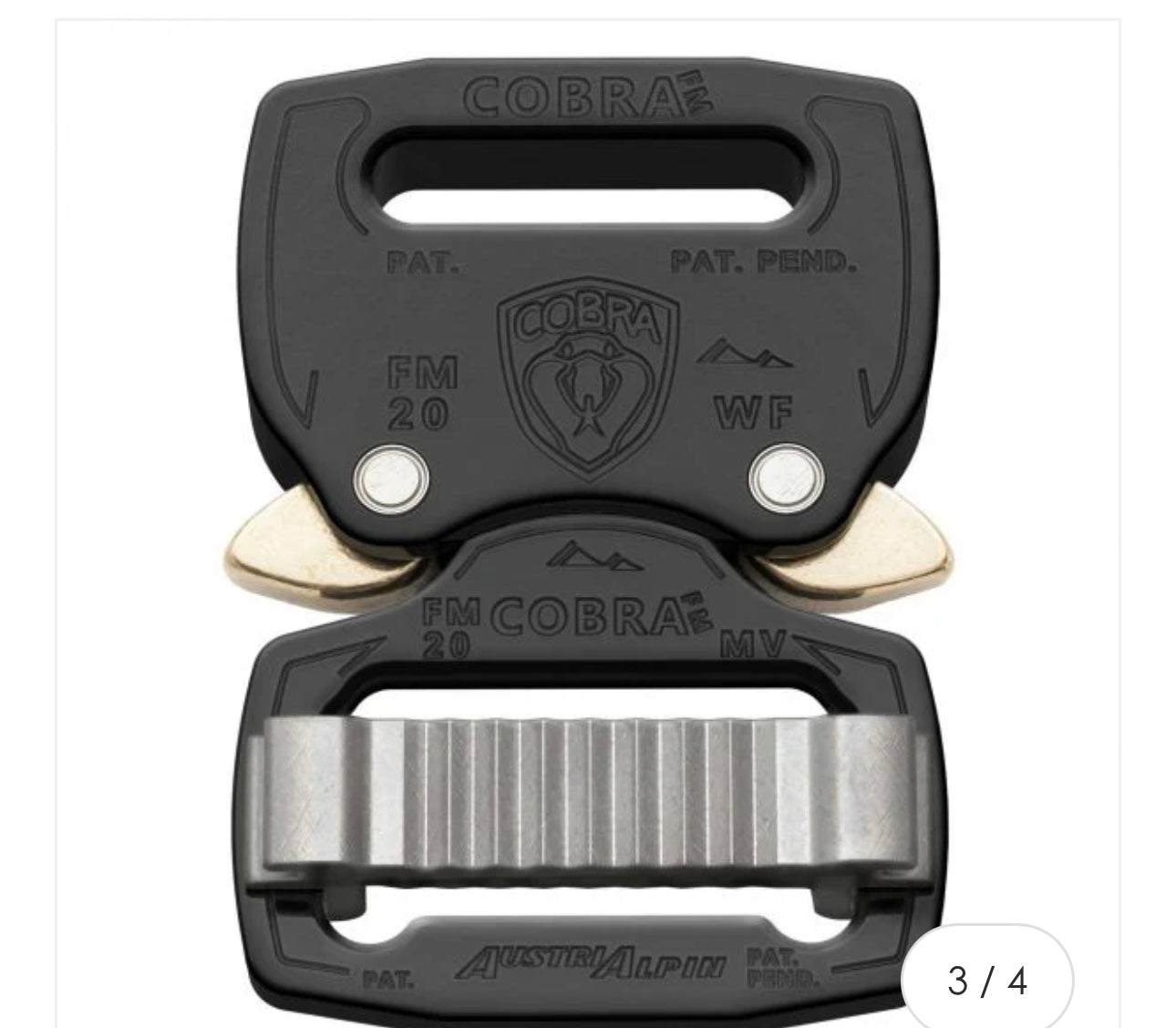 COBRA ™️ Quick release bungee collar with genuine COBRA buckle