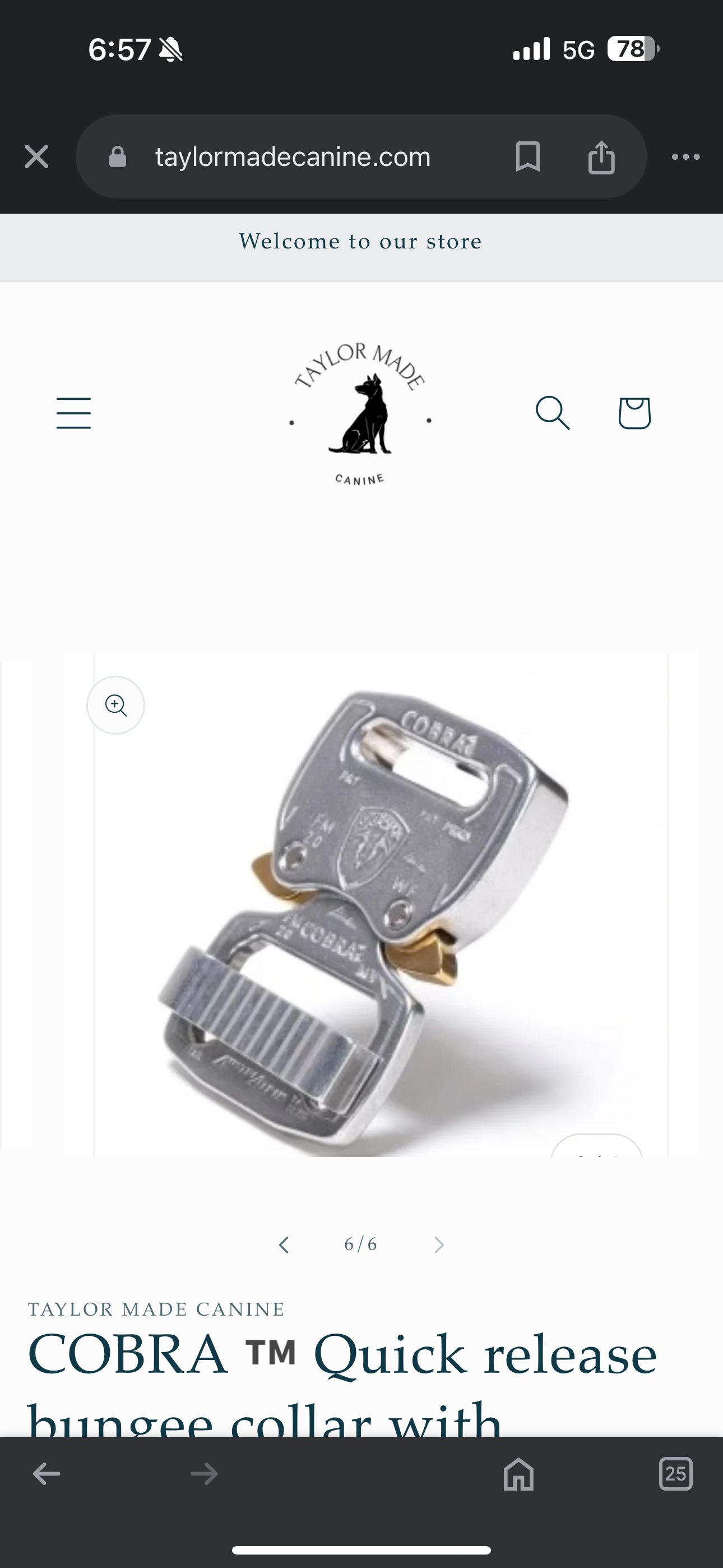 COBRA™️ FM quick release collar 3/4 inch (19mm)