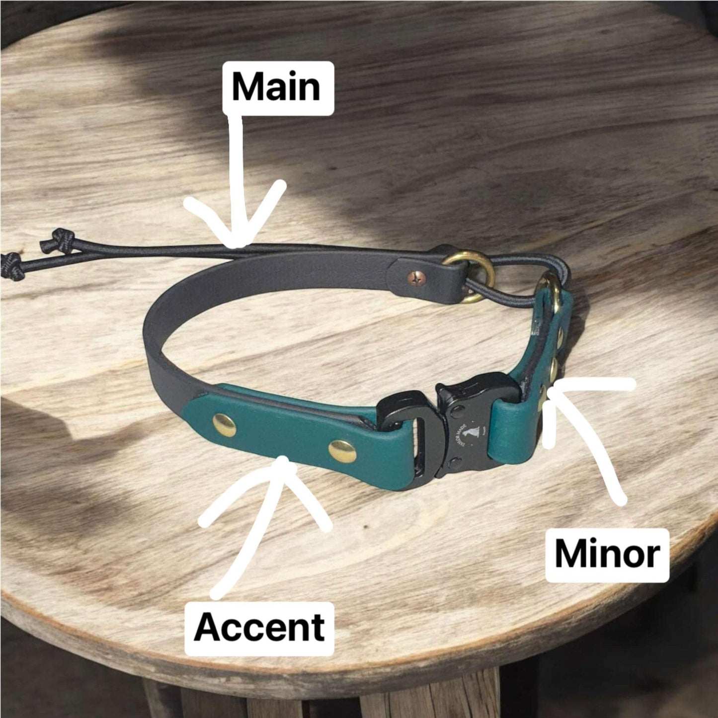 COBRA ™️ Quick release bungee collar with genuine COBRA buckle